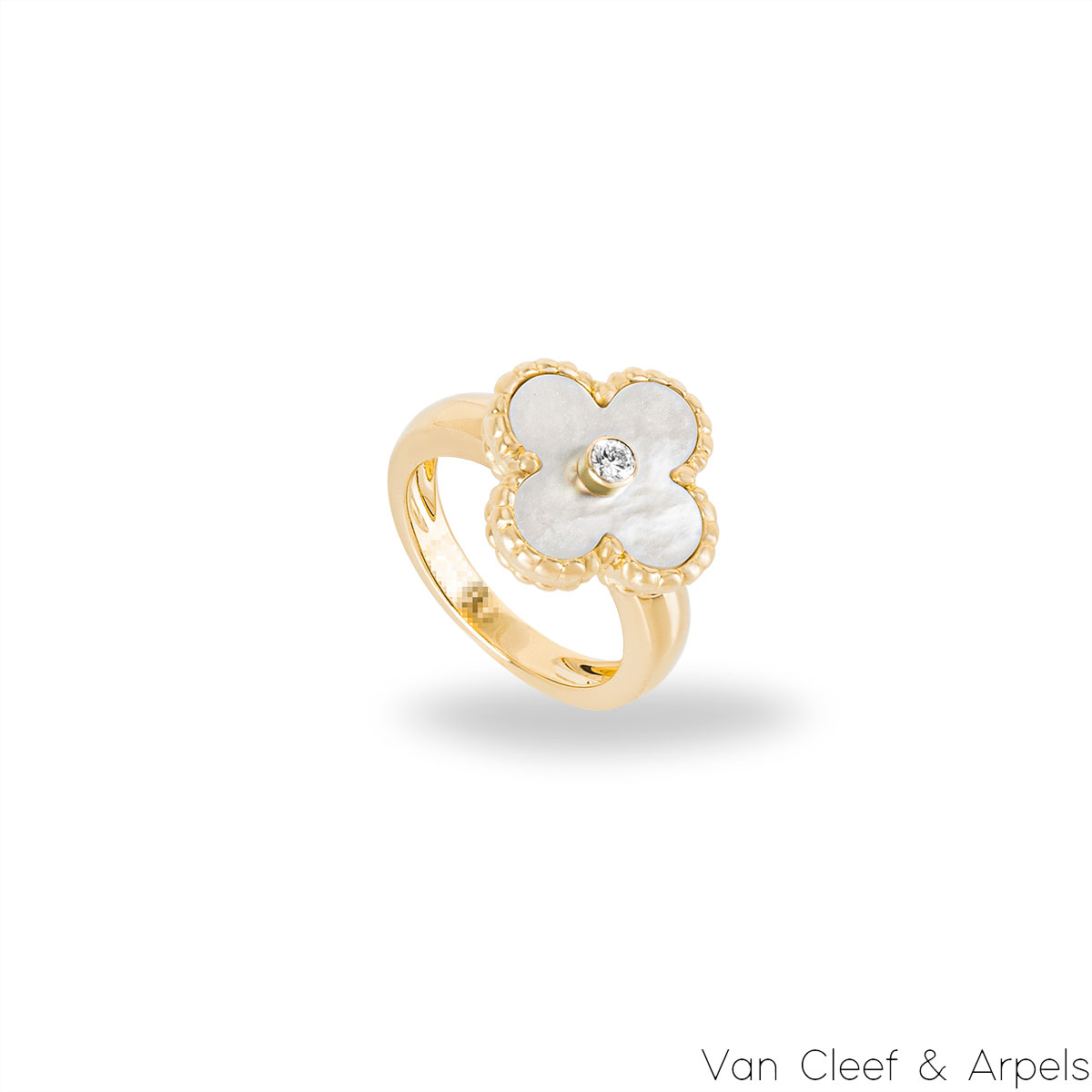 VAN CLEEF & ARPELS 18K Yellow Gold Mother of Pearl Vintage